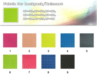 HB-HS  背包/雨衣色卡   正面照